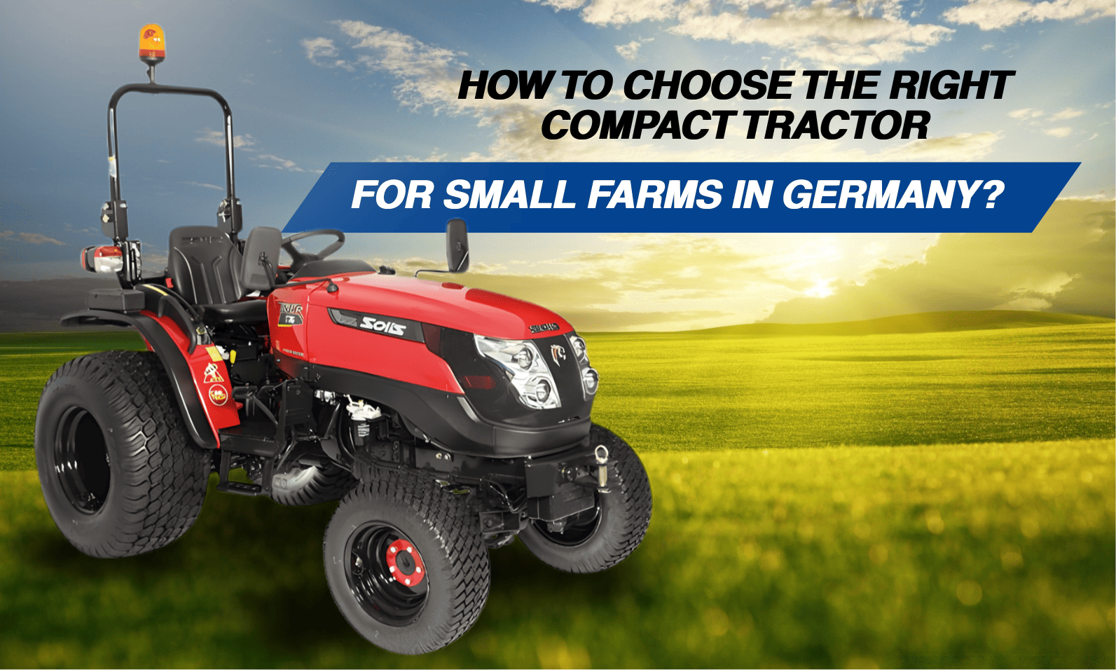 Compact Tractor for small farms in Germany