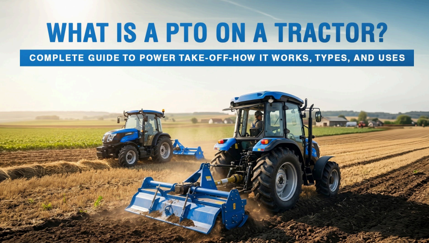 What Is a PTO on a Tractor? Complete Guide to Power Take-Off:  How It Works, Types, and Uses