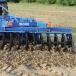Notched blade helps harrow to penetrate in field easily